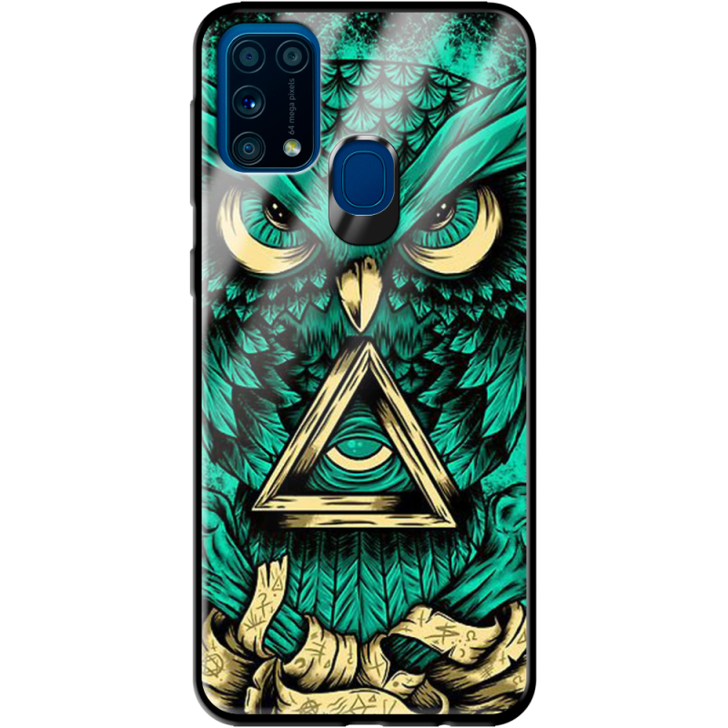 Защитный чехол BoxFace Glossy Panel Samsung Galaxy M31 Masonic Owl