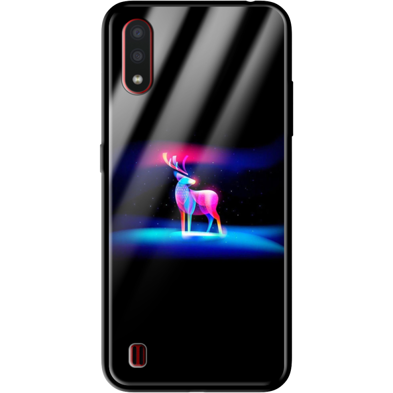 Защитный чехол BoxFace Glossy Panel Samsung A015 Galaxy A01 Fantasy Deer