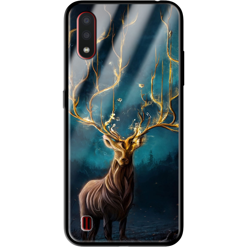 Защитный чехол BoxFace Glossy Panel Samsung A015 Galaxy A01 Fairy Deer