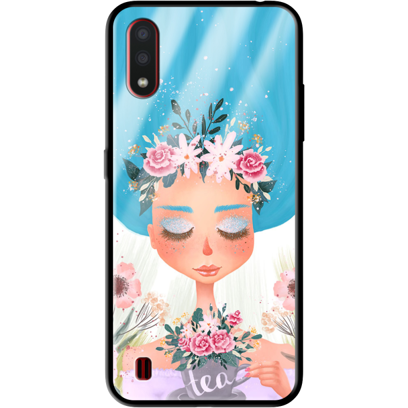 Защитный чехол BoxFace Glossy Panel Samsung A015 Galaxy A01 Tea Girl