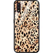 Защитный чехол BoxFace Glossy Panel Samsung A015 Galaxy A01 Leopard Print