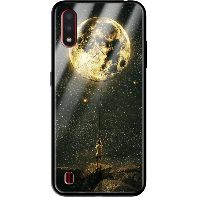 Защитный чехол BoxFace Glossy Panel Samsung A015 Galaxy A01 Reach for the Moon