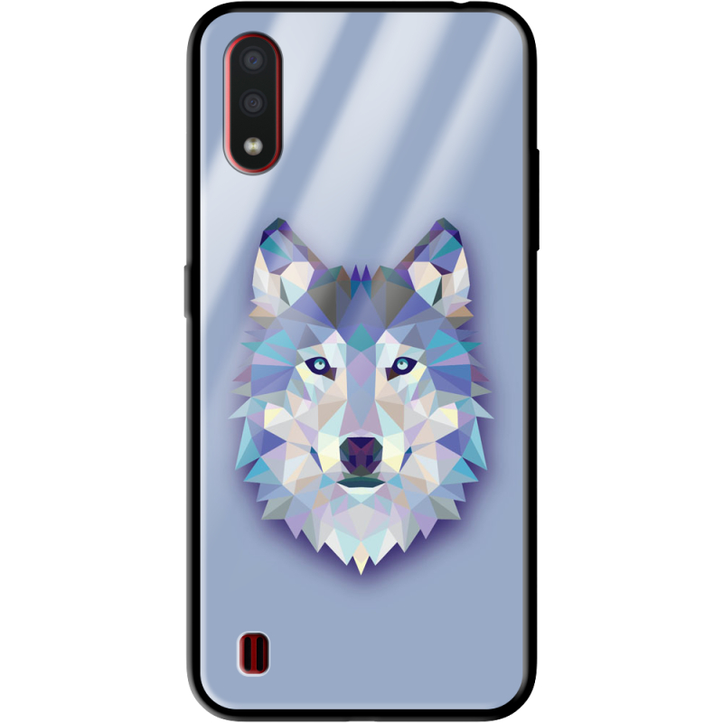 Защитный чехол BoxFace Glossy Panel Samsung A015 Galaxy A01 Wolfie