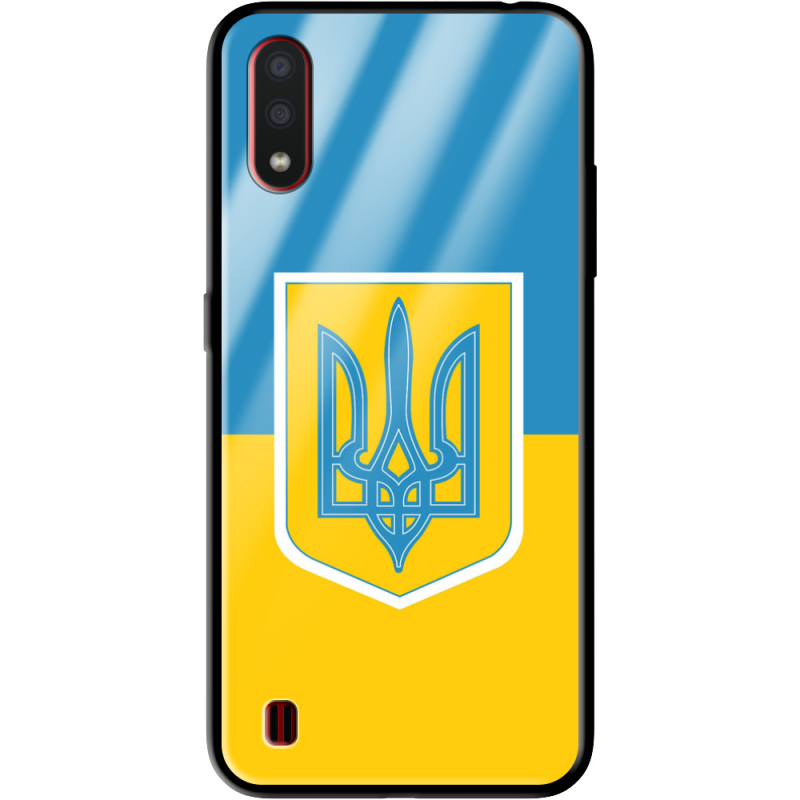 Защитный чехол BoxFace Glossy Panel Samsung A015 Galaxy A01 Герб України