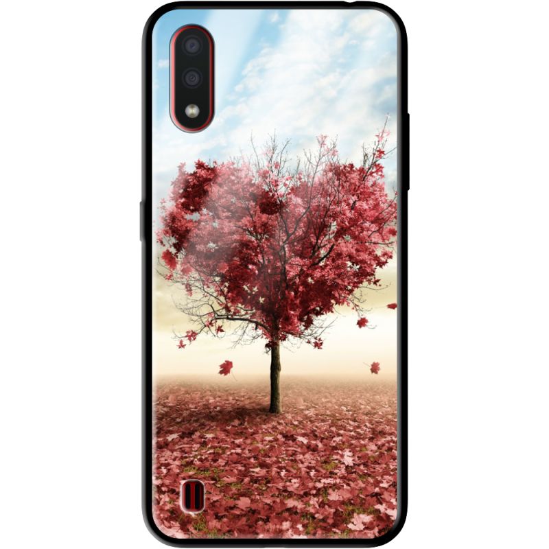 Защитный чехол BoxFace Glossy Panel Samsung A015 Galaxy A01 Tree of Love