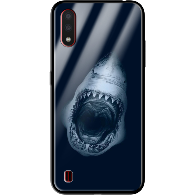 Защитный чехол BoxFace Glossy Panel Samsung A015 Galaxy A01 Shark