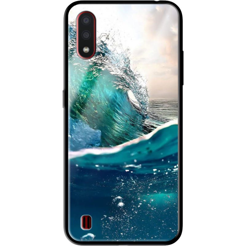 Защитный чехол BoxFace Glossy Panel Samsung A015 Galaxy A01 Waterwave