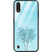 Защитный чехол BoxFace Glossy Panel Samsung A015 Galaxy A01 Blue Tree