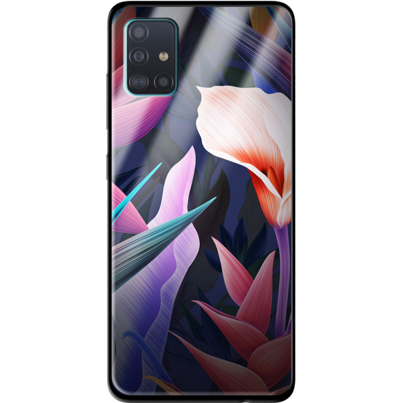 Защитный чехол BoxFace Glossy Panel Samsung Galaxy A51 Calla Flower