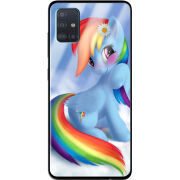 Защитный чехол BoxFace Glossy Panel Samsung Galaxy A51 My Little Pony Rainbow Dash