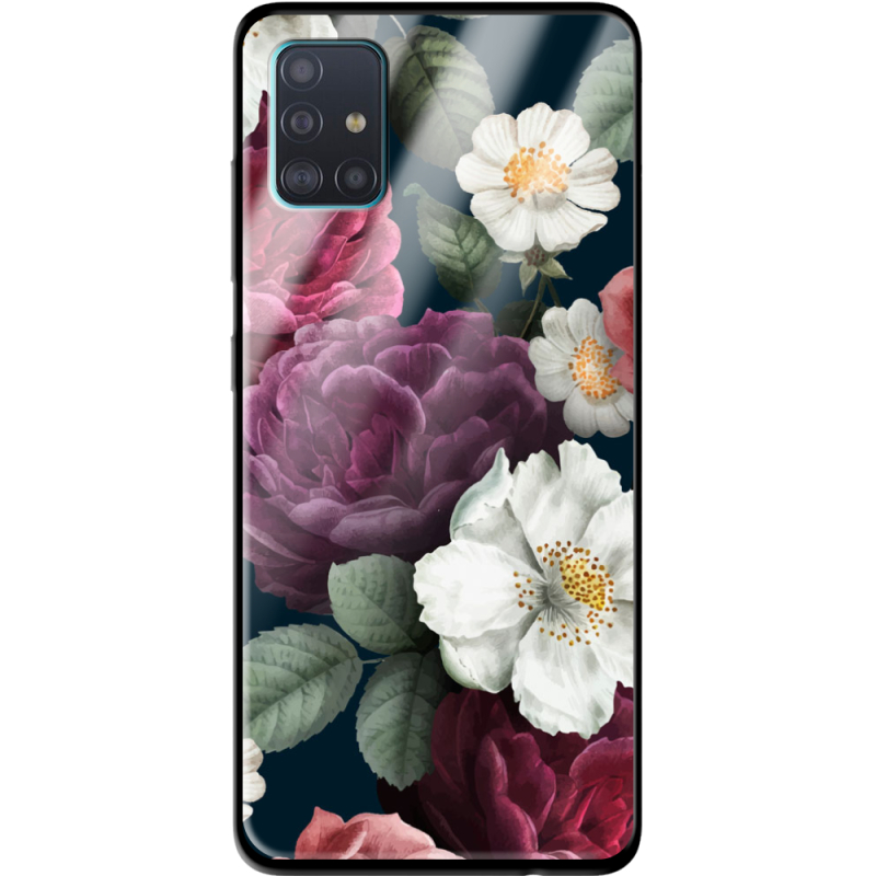 Защитный чехол BoxFace Glossy Panel Samsung Galaxy A51 Peonies