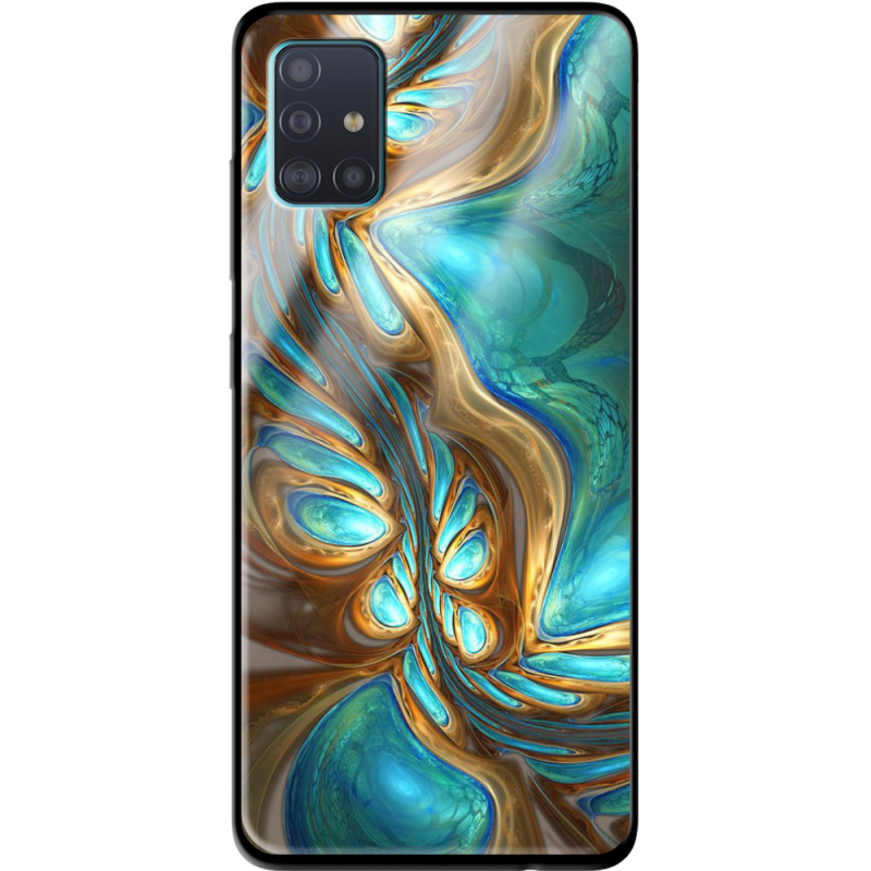 Защитный чехол BoxFace Glossy Panel Samsung Galaxy A51 Blue Abstraction