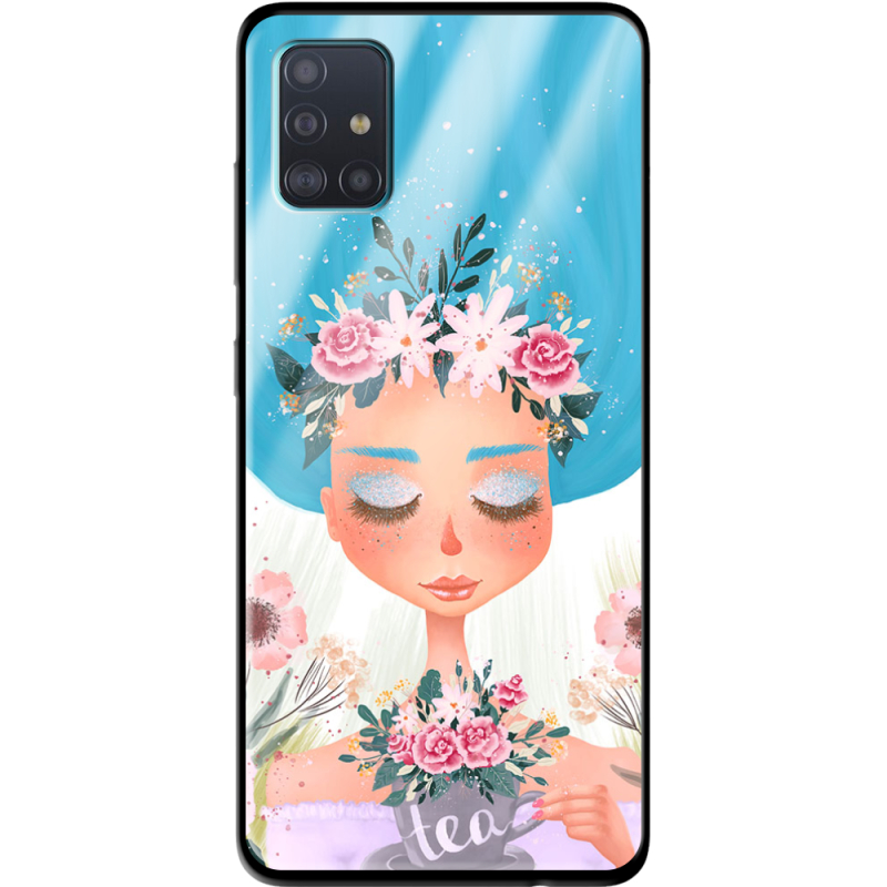 Защитный чехол BoxFace Glossy Panel Samsung Galaxy A51 Tea Girl