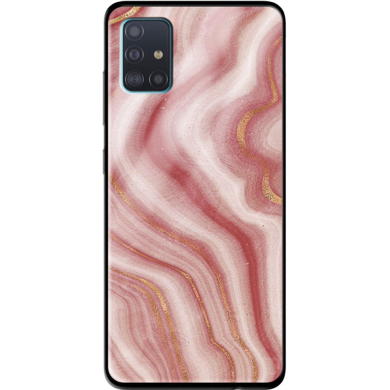 Защитный чехол BoxFace Glossy Panel Samsung Galaxy A51 Print Marble