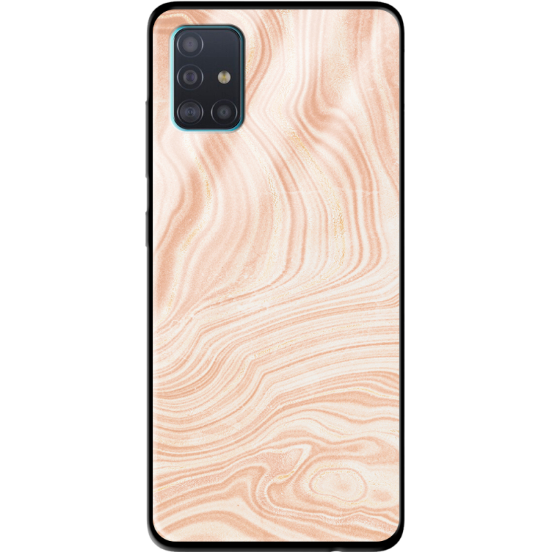 Защитный чехол BoxFace Glossy Panel Samsung Galaxy A51 Delicate Marble