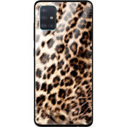 Защитный чехол BoxFace Glossy Panel Samsung Galaxy A51 Leopard Fur