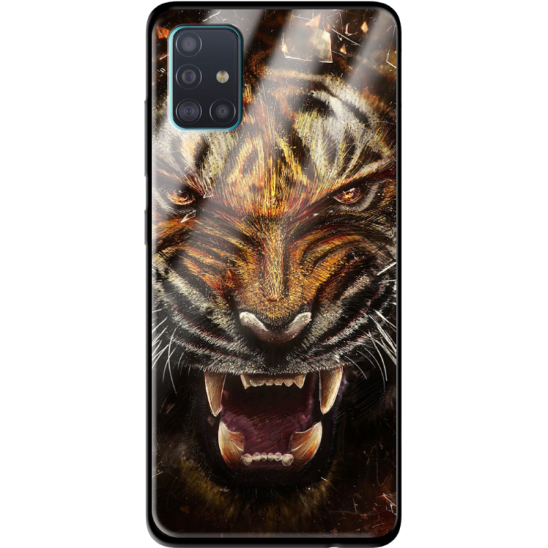 Защитный чехол BoxFace Glossy Panel Samsung Galaxy A51 Tiger