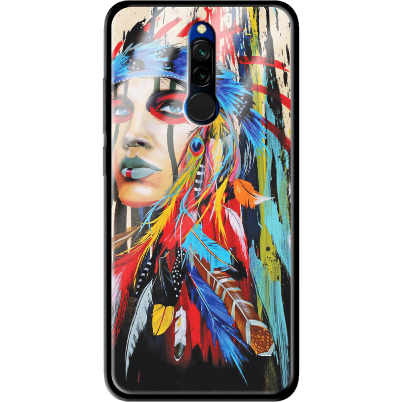 Защитный чехол BoxFace Glossy Panel Xiaomi Redmi 8 Feather Girl