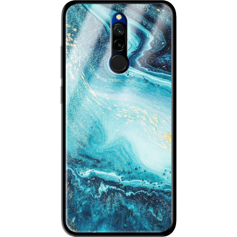 Защитный чехол BoxFace Glossy Panel Xiaomi Redmi 8 Blue Marble