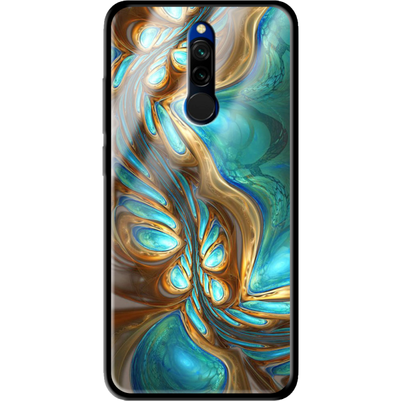 Защитный чехол BoxFace Glossy Panel Xiaomi Redmi 8 Blue Abstraction