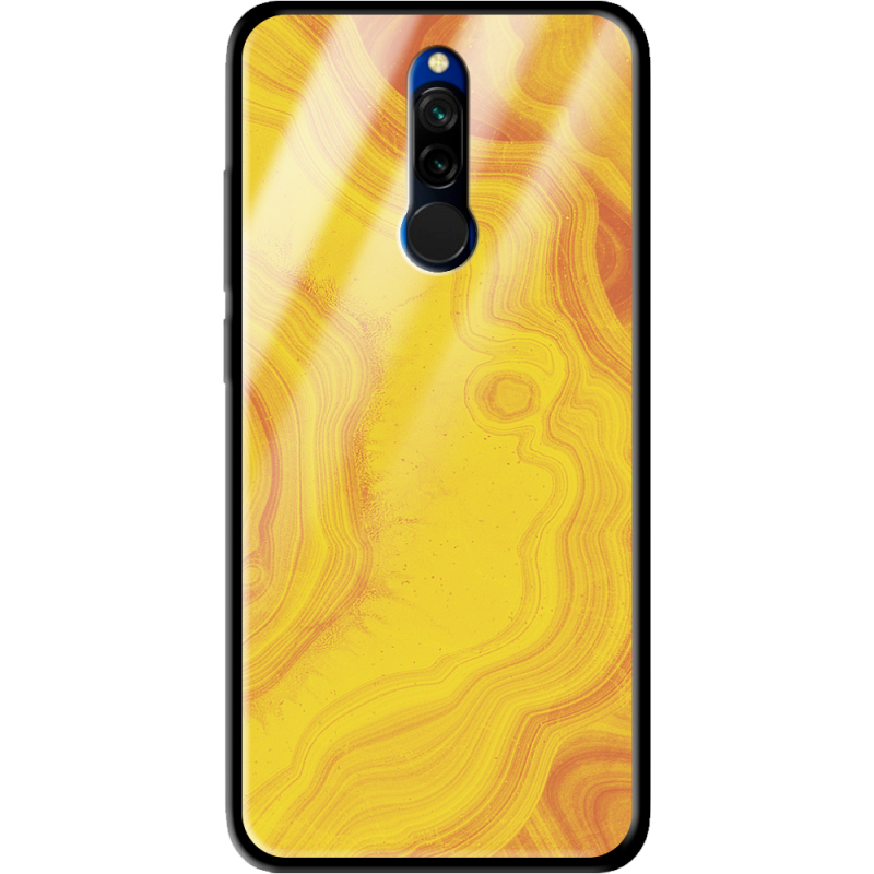 Защитный чехол BoxFace Glossy Panel Xiaomi Redmi 8 Yellow Marble