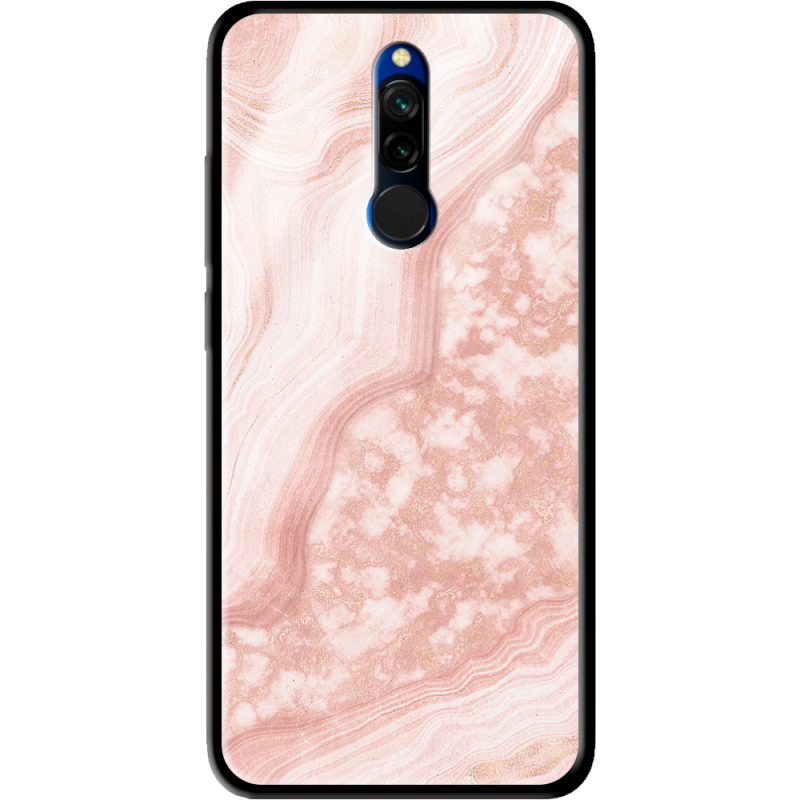 Защитный чехол BoxFace Glossy Panel Xiaomi Redmi 8 Pink Marble