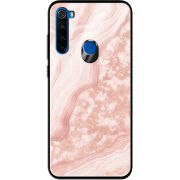 Защитный чехол BoxFace Glossy Panel Xiaomi Redmi Note 8T Pink Marble