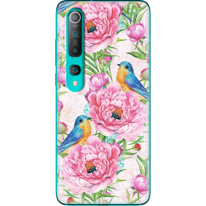 Чехол BoxFace Xiaomi Mi 10 Birds and Flowers