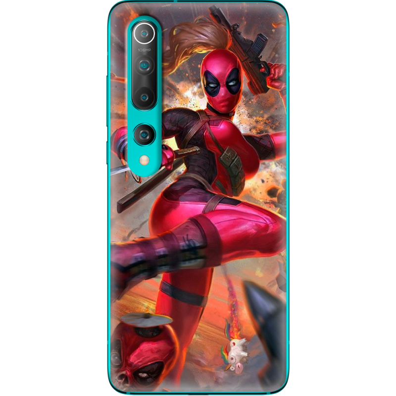 Чехол BoxFace Xiaomi Mi 10 Woman Deadpool