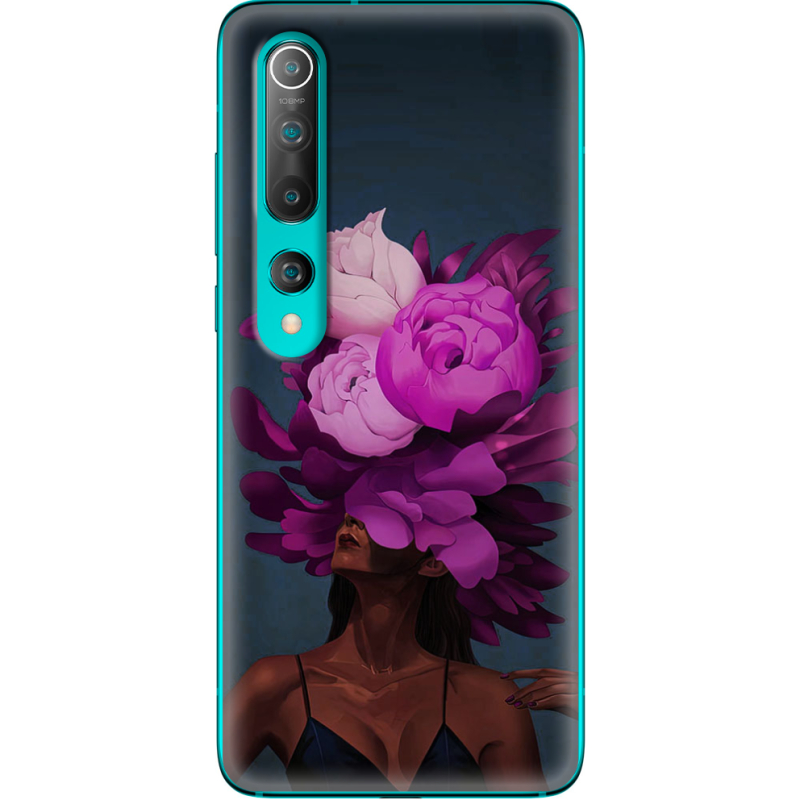 Чехол BoxFace Xiaomi Mi 10 Exquisite Purple Flowers