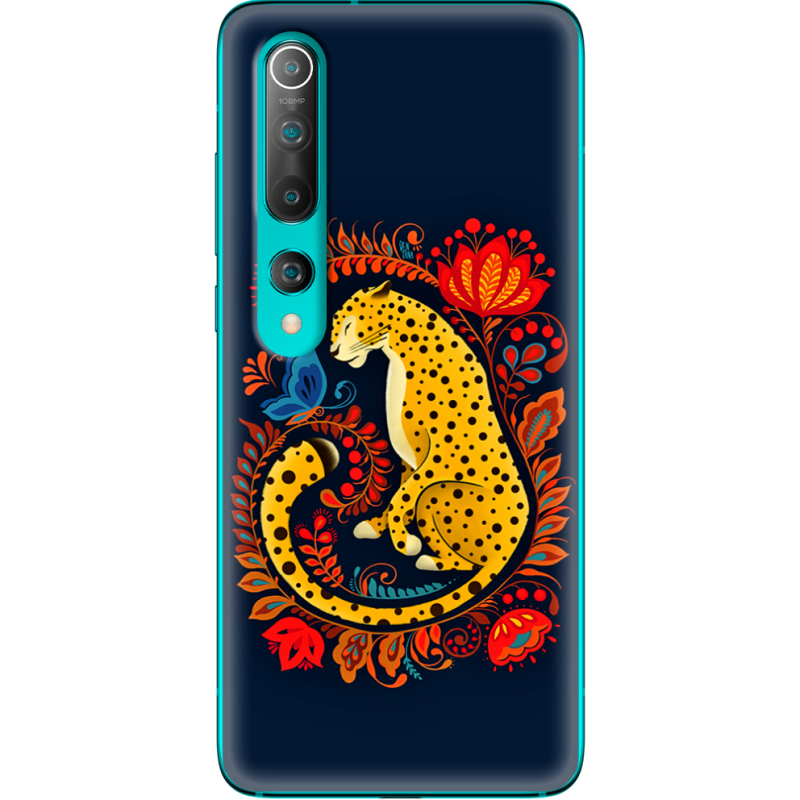 Чехол BoxFace Xiaomi Mi 10 Petrykivka Leopard