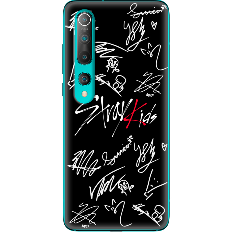 Чехол BoxFace Xiaomi Mi 10 Stray Kids автограф