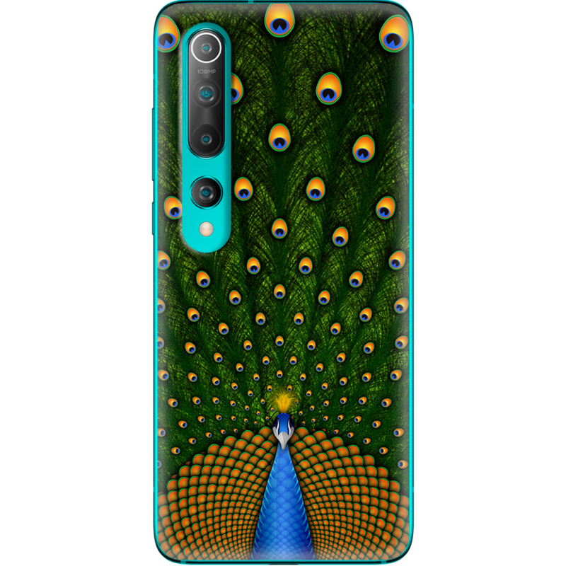 Чехол BoxFace Xiaomi Mi 10 Peacocks Tail