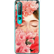 Чехол BoxFace Xiaomi Mi 10 Girl in Flowers