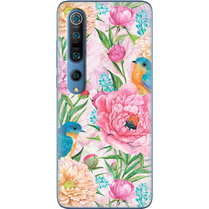 Чехол BoxFace Xiaomi Mi 10 Pro Birds in Flowers