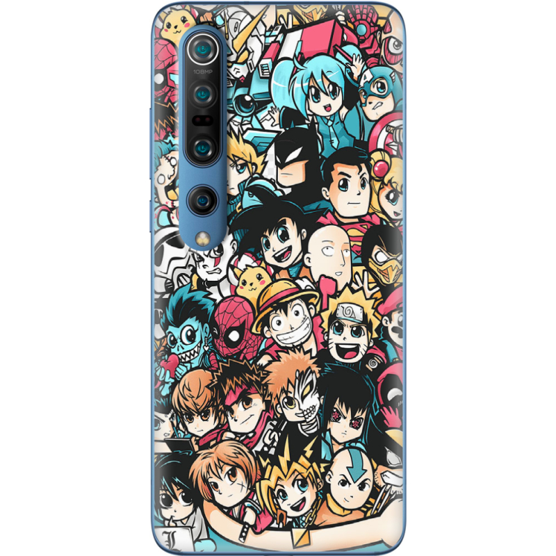 Чехол BoxFace Xiaomi Mi 10 Pro Anime Stickers