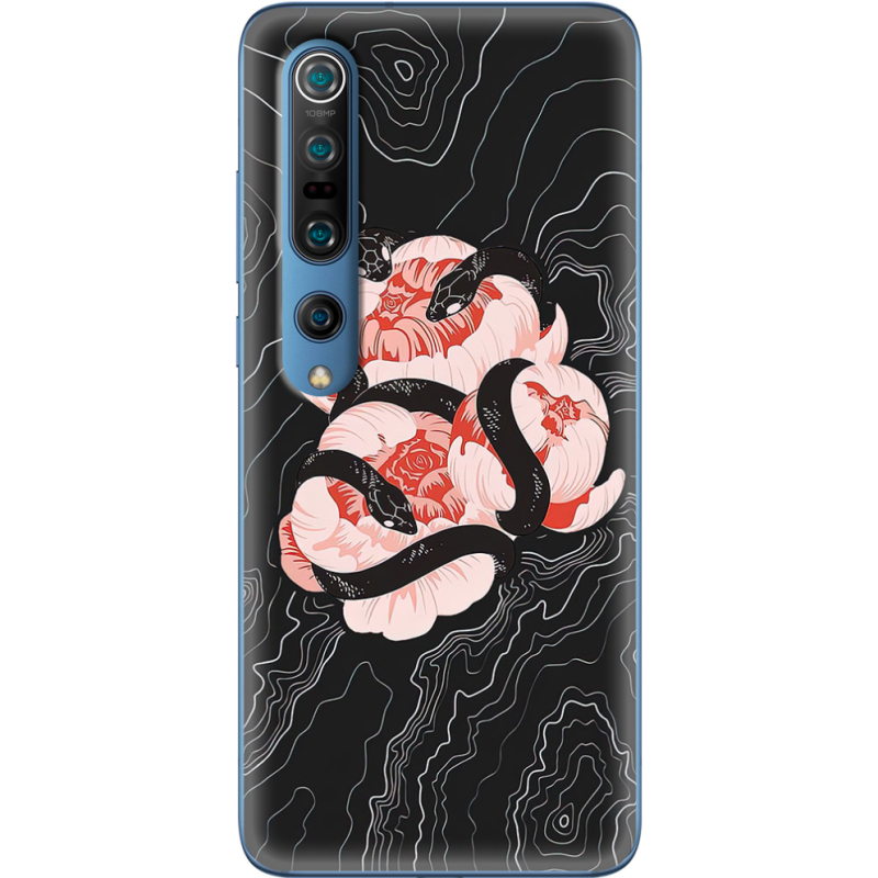 Чехол BoxFace Xiaomi Mi 10 Pro Snake Rose