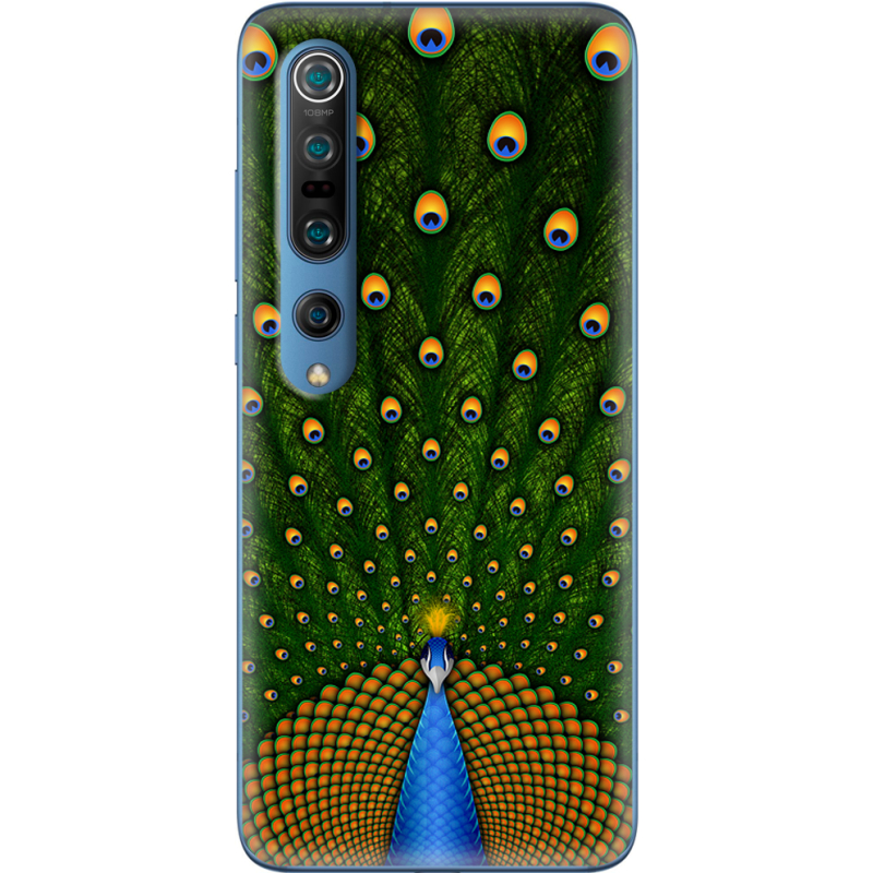 Чехол BoxFace Xiaomi Mi 10 Pro Peacocks Tail