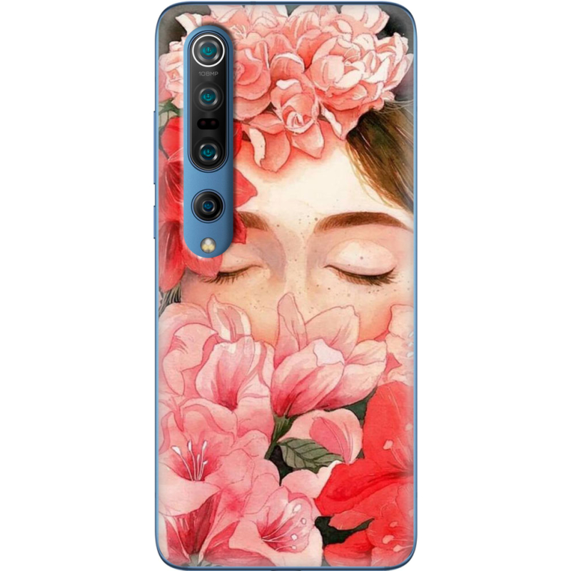 Чехол BoxFace Xiaomi Mi 10 Pro Girl in Flowers