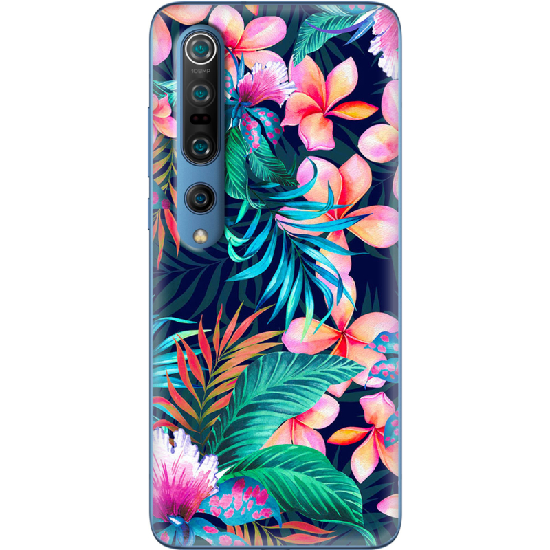 Чехол BoxFace Xiaomi Mi 10 Pro flowers in the tropics