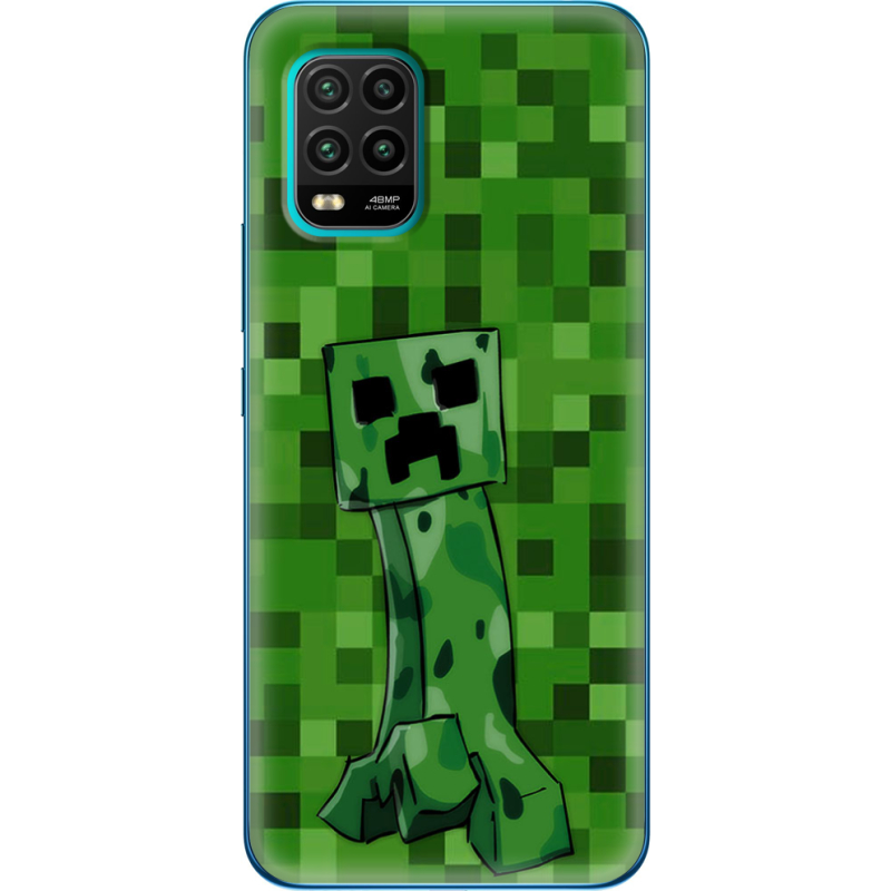 Чехол BoxFace Xiaomi Mi 10 Lite Minecraft Creeper