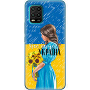 Чехол BoxFace Xiaomi Mi 10 Lite Україна дівчина з букетом