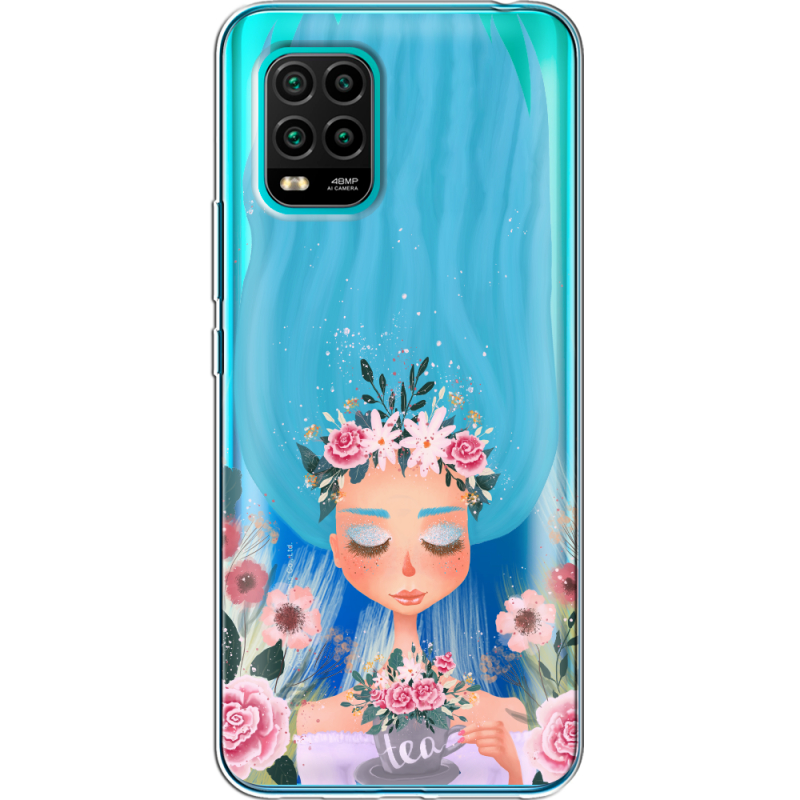 Прозрачный чехол BoxFace Xiaomi Mi 10 Lite Blue Hair