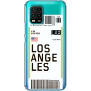 Прозрачный чехол BoxFace Xiaomi Mi 10 Lite Ticket Los Angeles