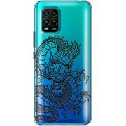 Прозрачный чехол BoxFace Xiaomi Mi 10 Lite Chinese Dragon