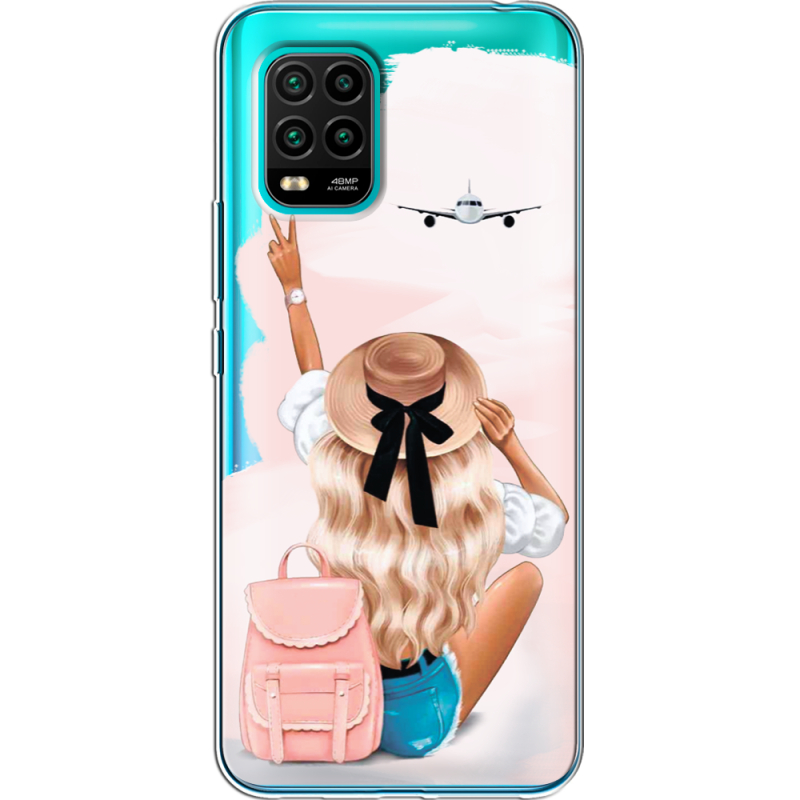 Прозрачный чехол BoxFace Xiaomi Mi 10 Lite Travel Girl