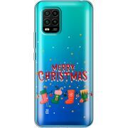 Прозрачный чехол BoxFace Xiaomi Mi 10 Lite Merry Christmas