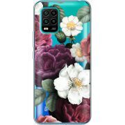 Прозрачный чехол BoxFace Xiaomi Mi 10 Lite Floral Dark Dreams