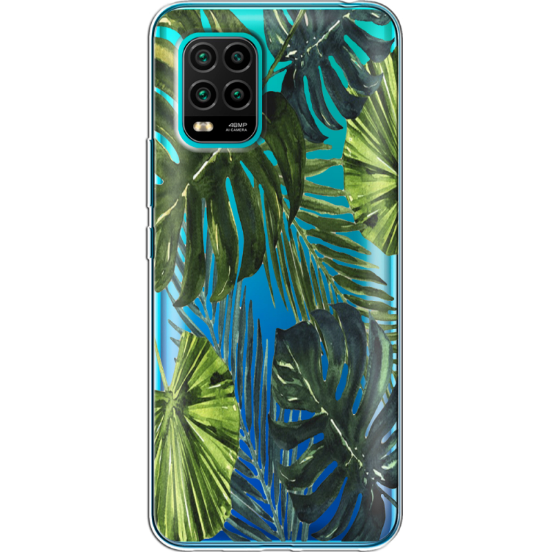 Прозрачный чехол BoxFace Xiaomi Mi 10 Lite Palm Tree