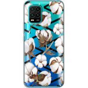 Прозрачный чехол BoxFace Xiaomi Mi 10 Lite Cotton flowers